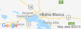 Bahia Blanca map